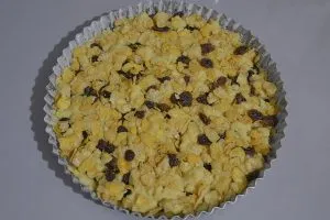 crostata rosa del deserto da infornare