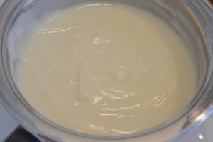 crema per crostata integrale con crema alle fragole
