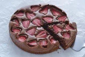 torta tenerina alle fragole