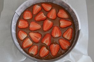 torta tenerina alle fragole da infornare