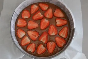 torta tenerina alle fragole da infornare