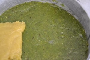 impasto nello stampo per torta italia