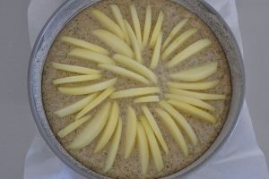 torta di mele al grano saraceno da infornare