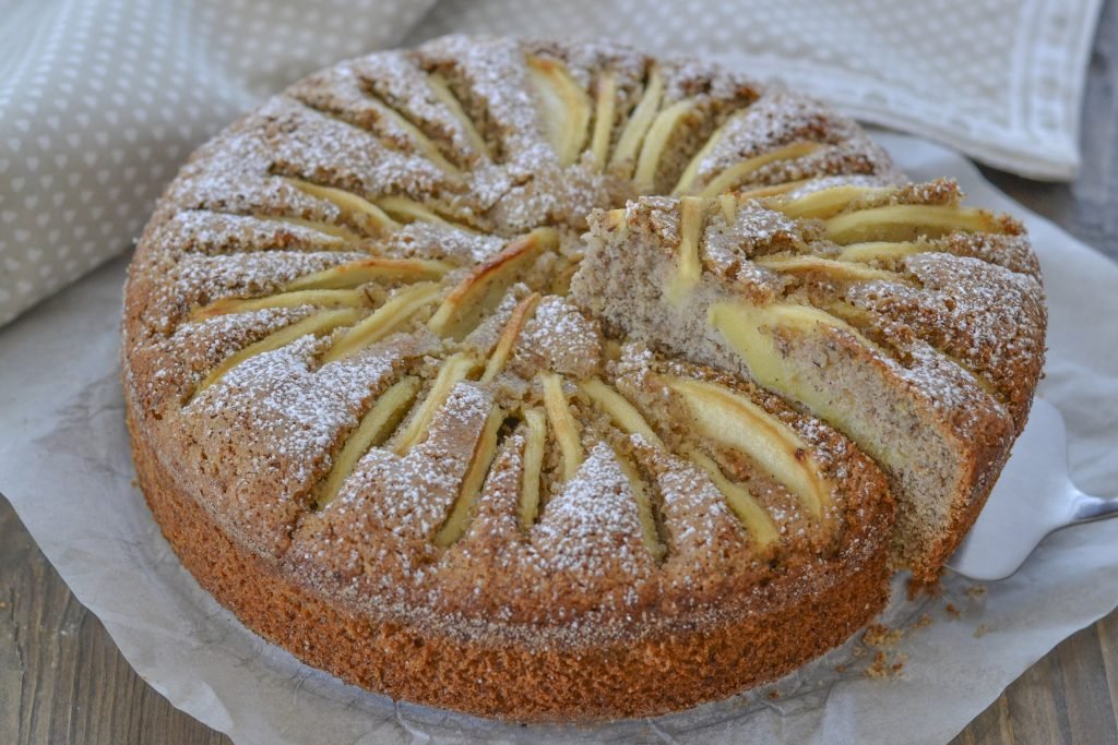 torta di mele al grano saraceno morbida