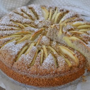 torta di mele al grano saraceno morbida