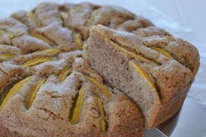 torta pesche e noci
