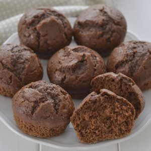 muffin al cacao e zucchine morbidi