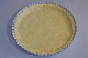 base per torta di mele con crema all'uva