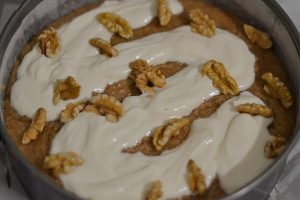 torta noci e ricotta da infornare