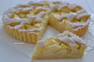 crostata di pere con limone e zenzero