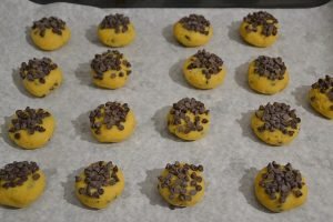 biscotti con farina di semola integrale da infornare