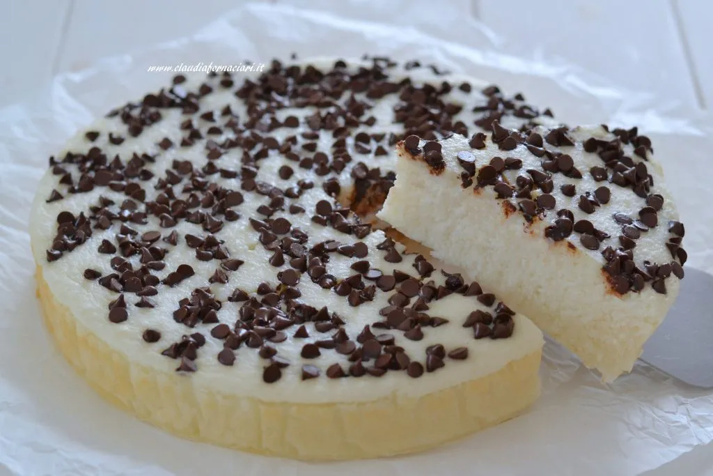 torta cremosa al cocco e cioccolato fondente