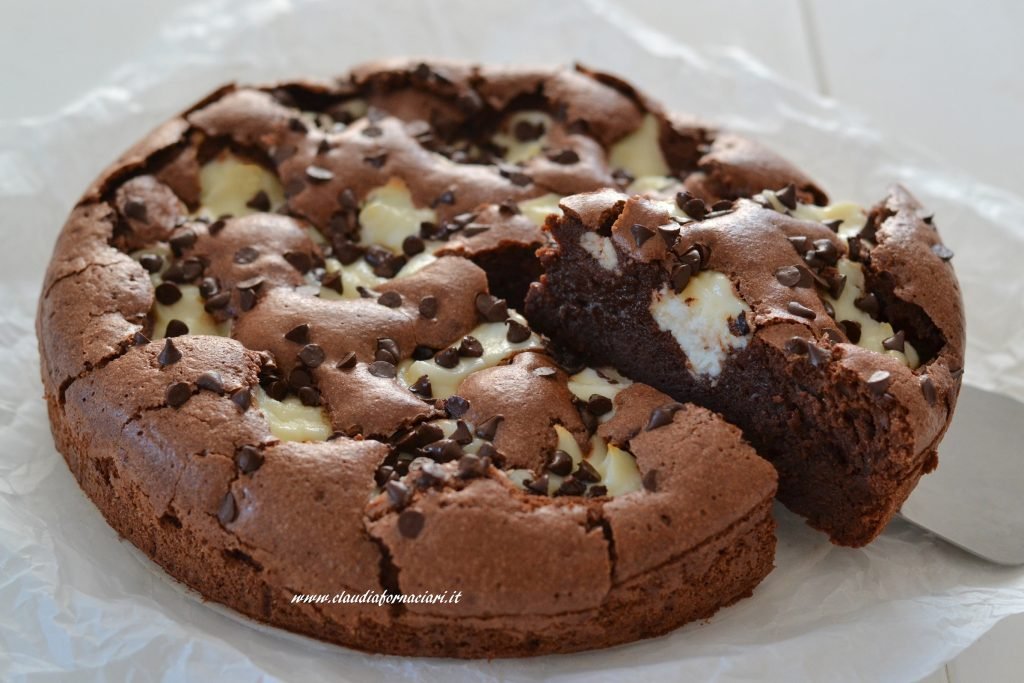 torta tenerina con la ricotta e cioccolato
