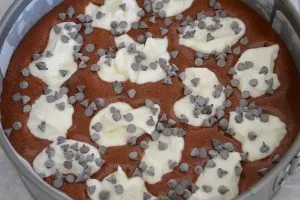 torta tenerina con la ricotta da infornare