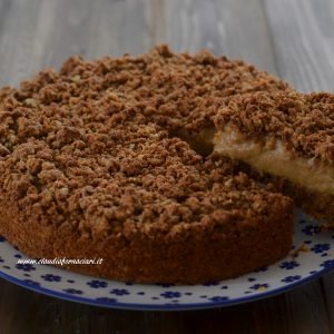 fetta di sbriciolata al caffè