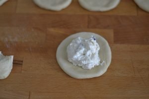preparazione delle iris al forno
