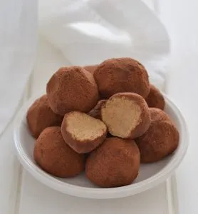 tartufi al caffè e cioccolato