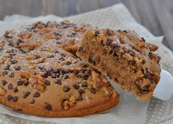 torta al caffè e cioccolato fondente