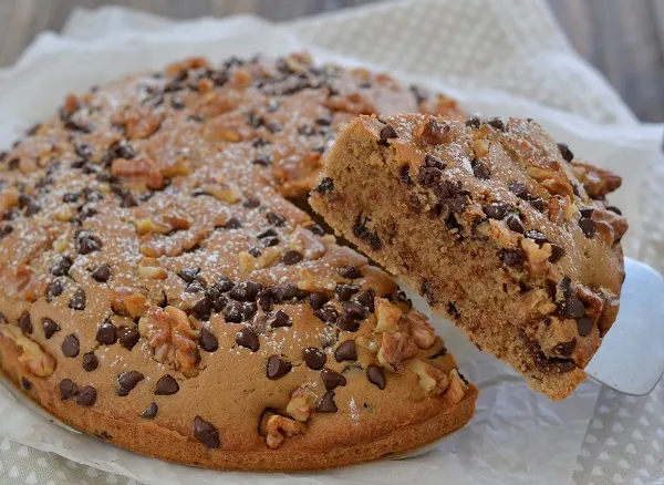 torta al caffè e cioccolato morbida