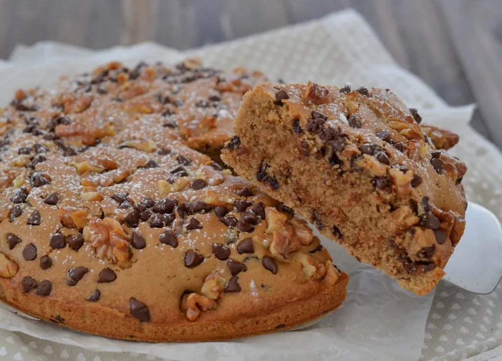 torta al caffè e cioccolato soffice