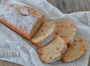 plumcake integrale alla cannella e arancia candita soffice