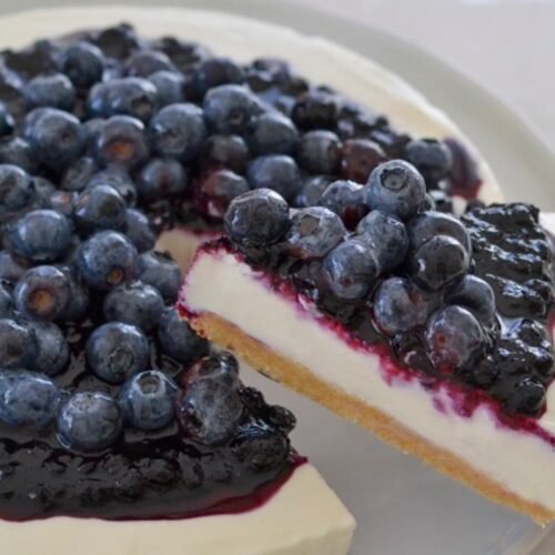 cheesecake ai mirtilli