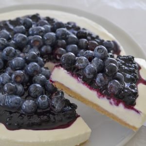 cheesecake ai mirtilli neri