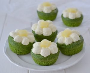 muffin margherita con ananas