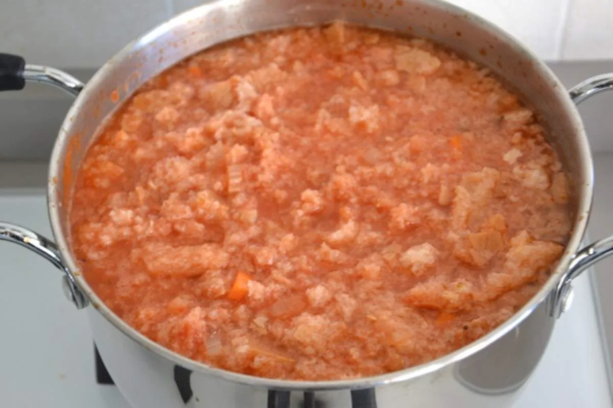 cottura della pappa al pomodoro