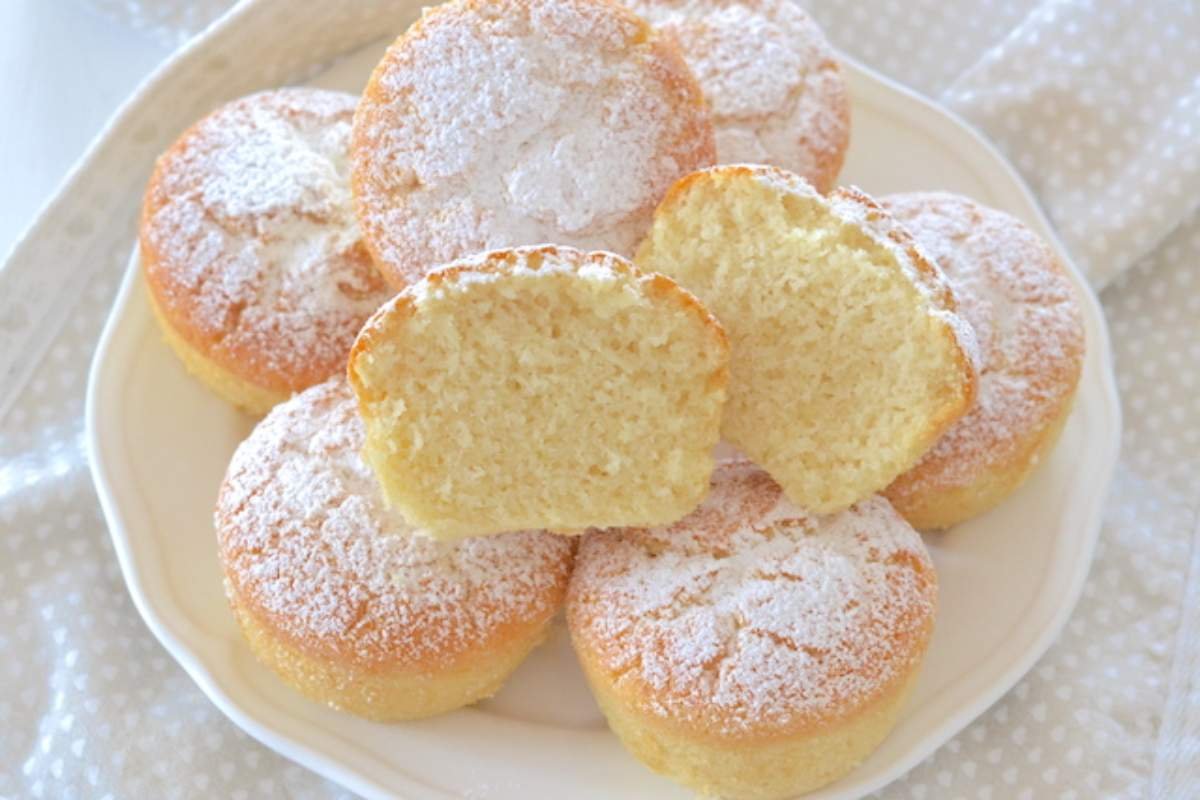 muffin con farina di riso soffici