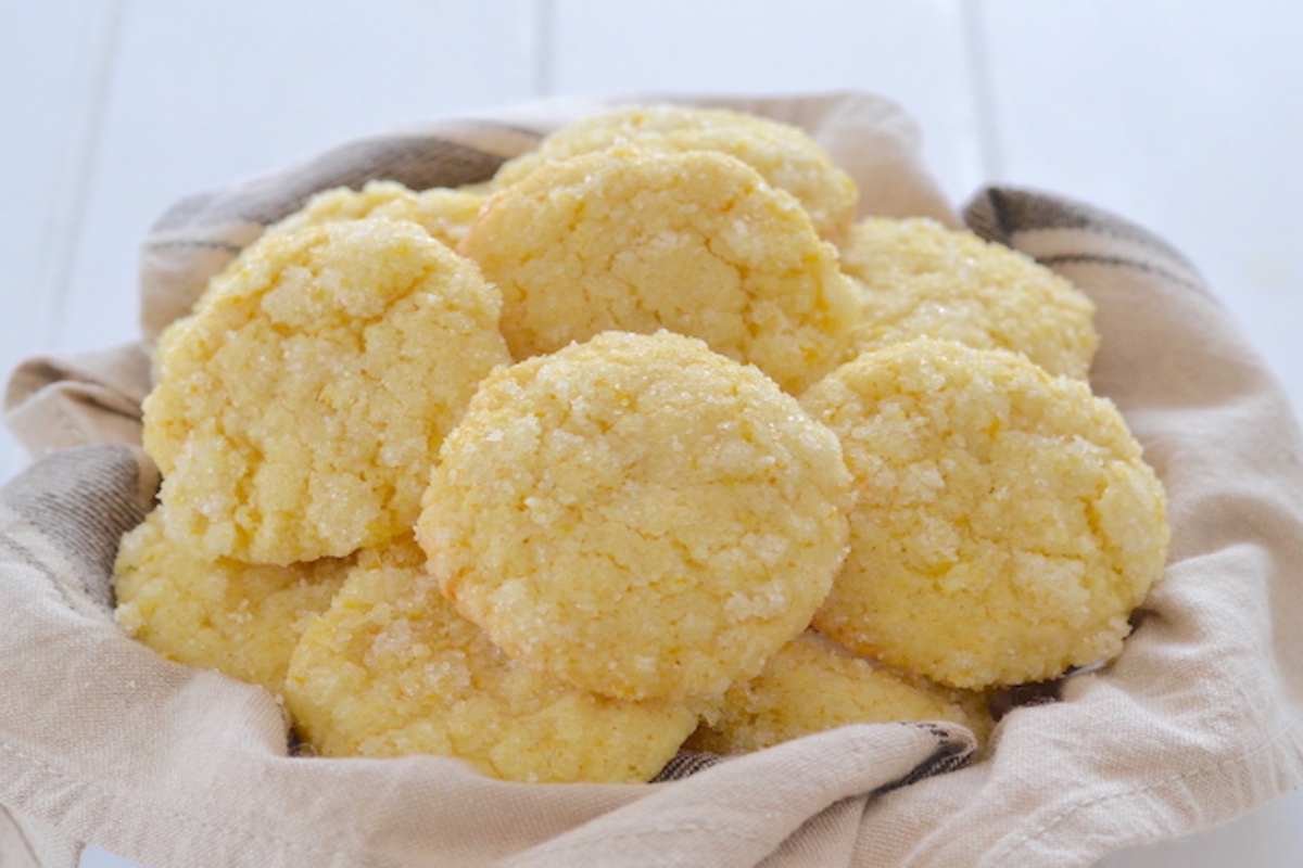 cookies al limone serviti