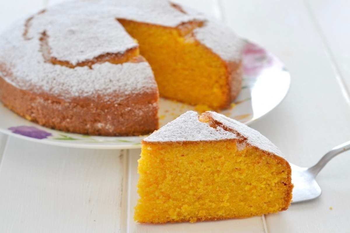 torta di carote con farina di riso