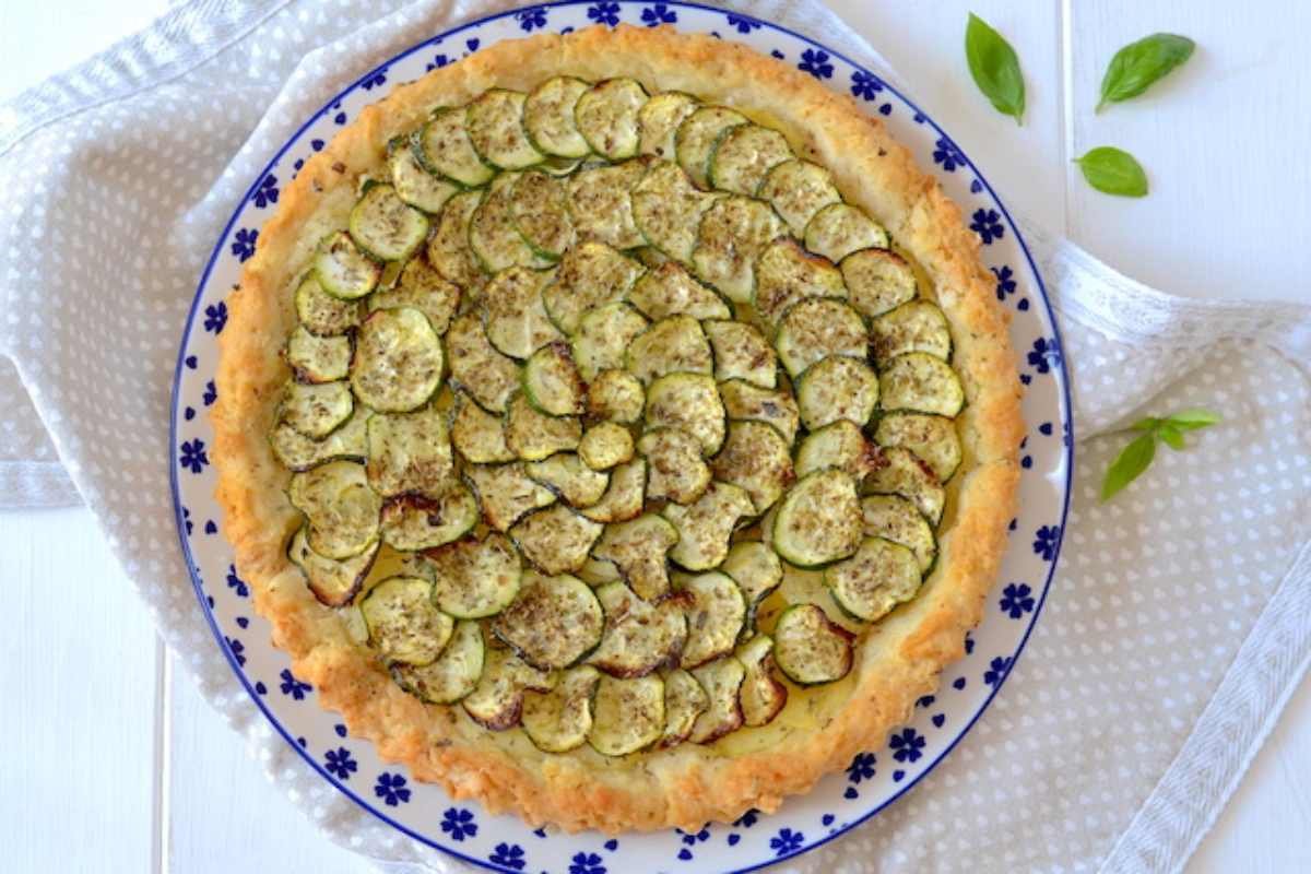 torta salata di zucchine