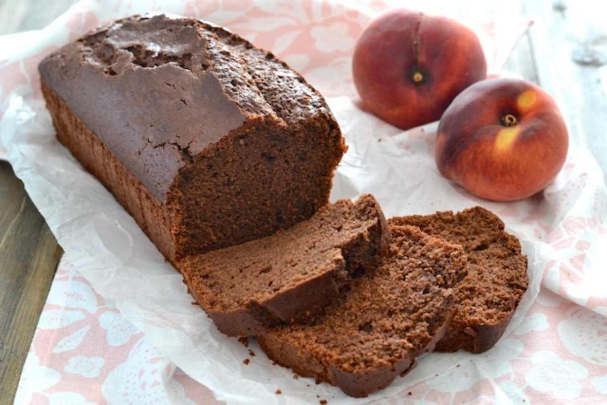 pan di pesche al cacao