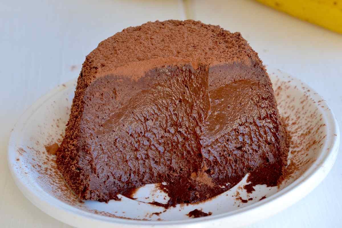 tortino banane e cioccolato