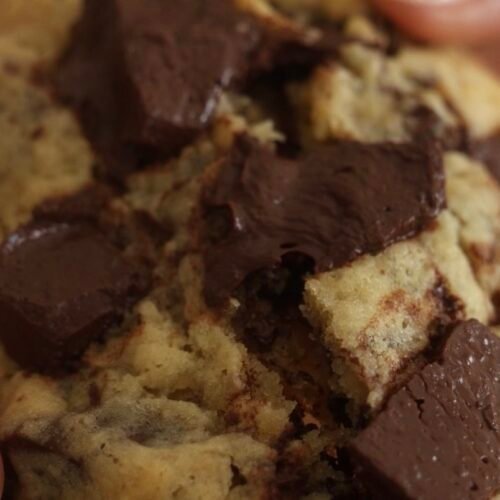 Cookies americani con gocce di cioccolato